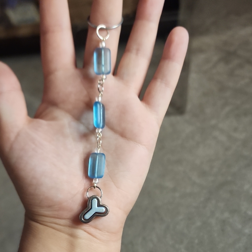 Elegant Blue Beaded Bracelet